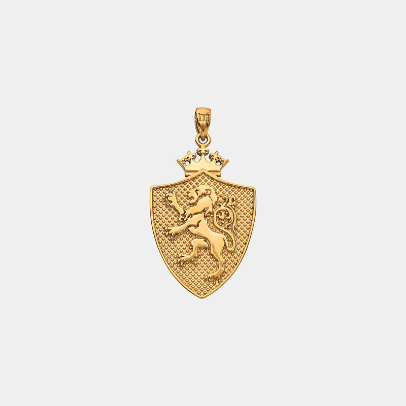 Royal Shield Pendant - Gold