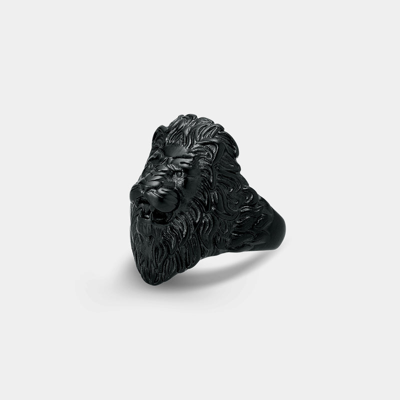 Lion Ring - Black