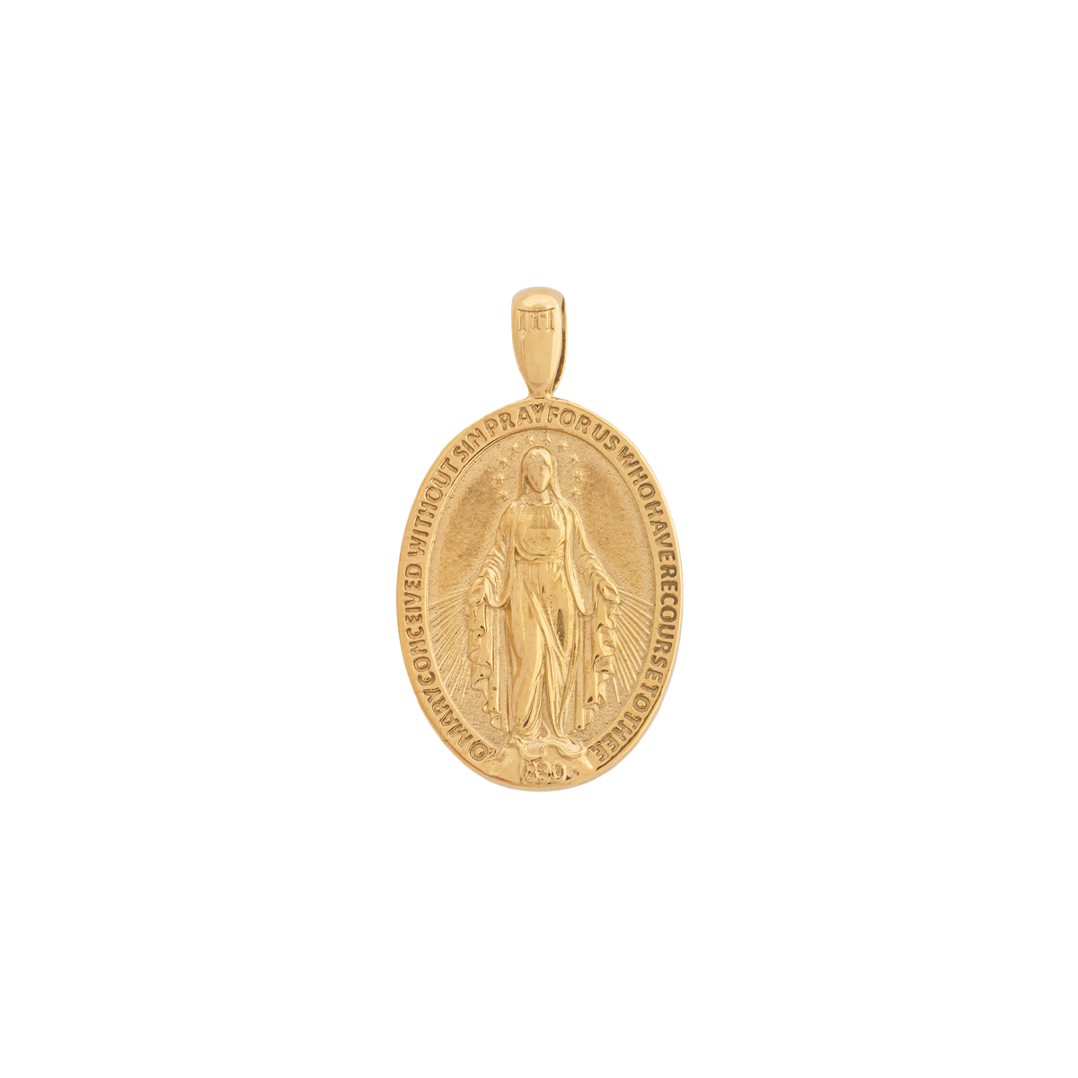 Gold plated deals virgin mary pendant