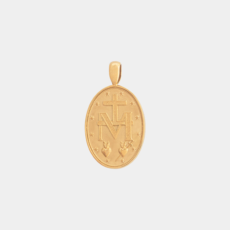 St. Mary Pendant - Gold