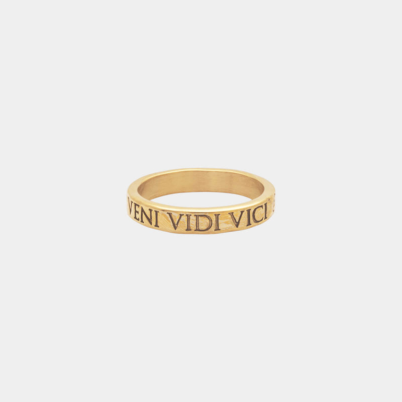 Veni Vidi Vici Ring - Gold
