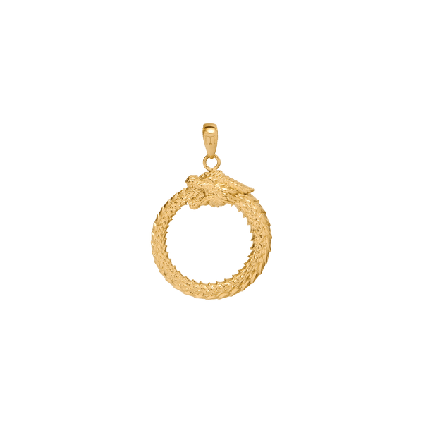 Ouroboros Pendant - Gold