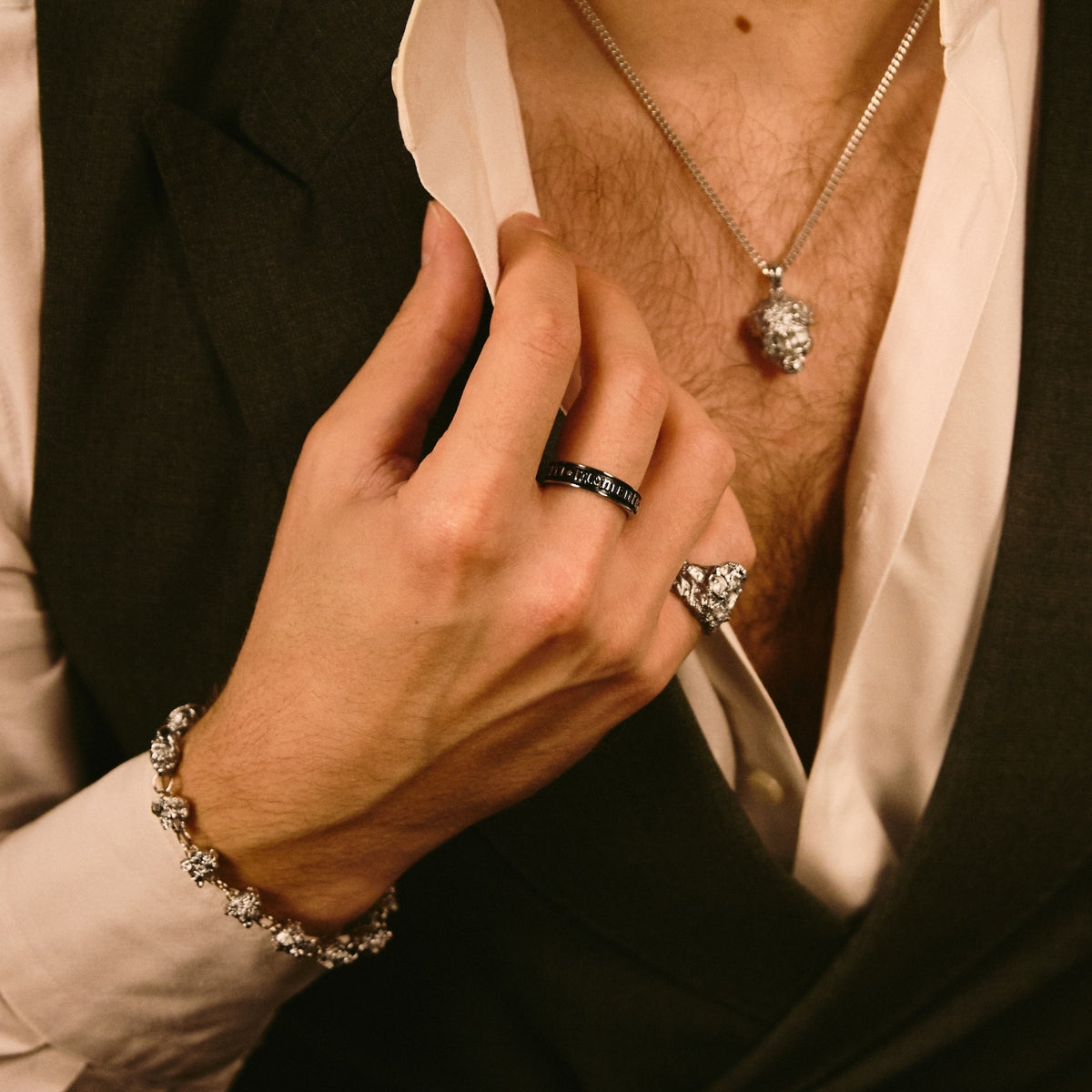 Memento Mori Ring - White Gold - Marcozo