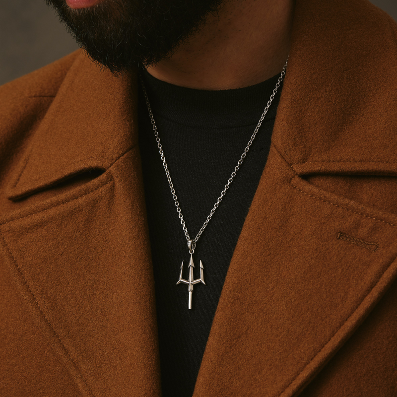 Trident Pendant Sterling Silver - Marcozo