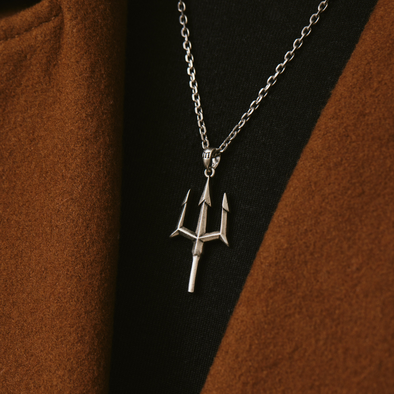 Trident Pendant Sterling Silver - Marcozo