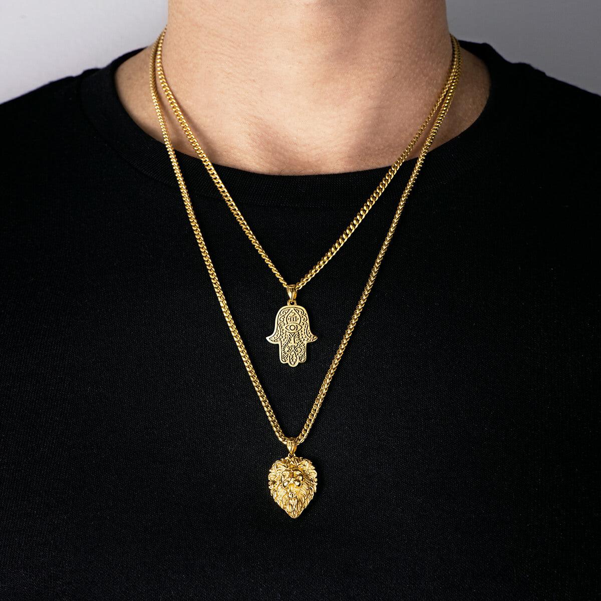 Hamsa Pendant - Gold - Marcozo