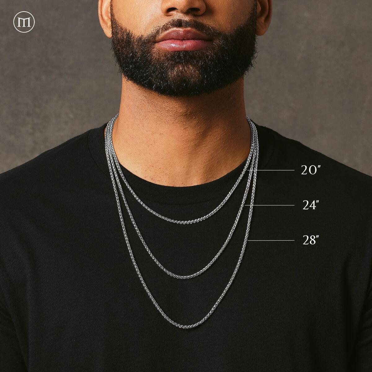 Wheat Chain - White Gold - Marcozo