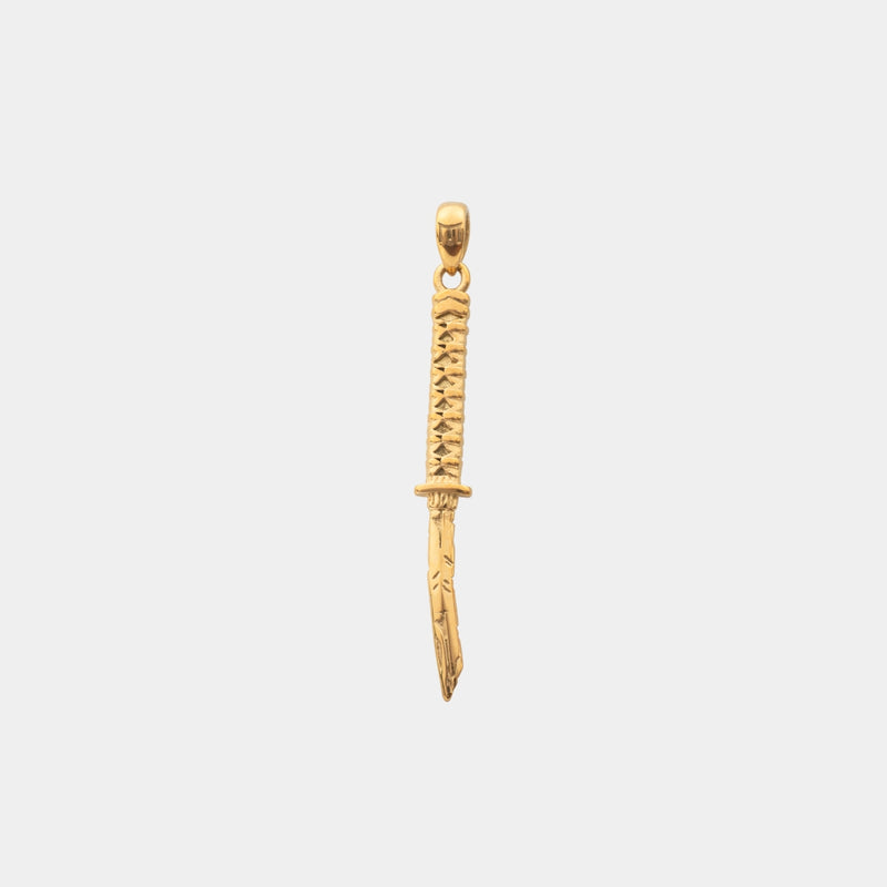 Shattered Katana Pendant - Gold - Marcozo