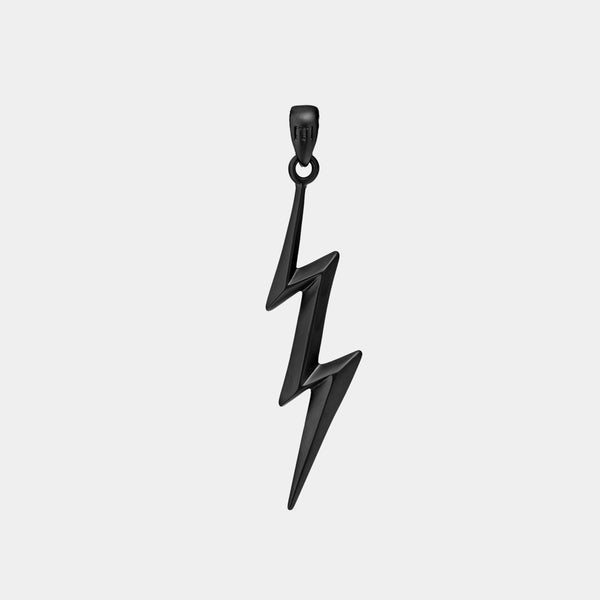 Thunderbolt Pendant - Black