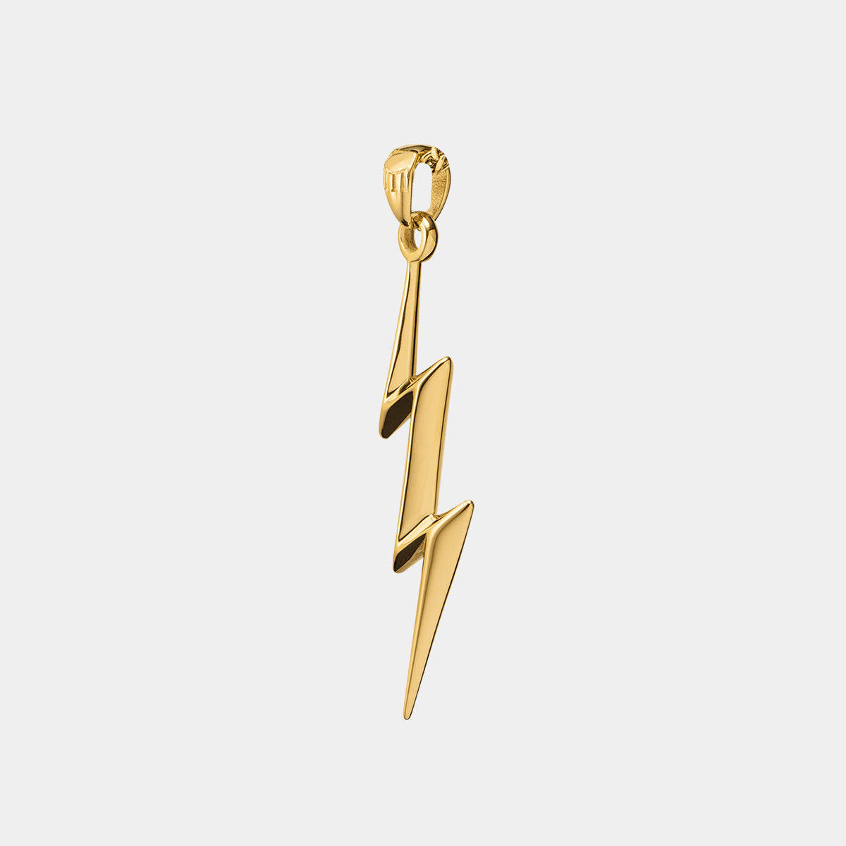 Zeus Thunderbolt Necklace | Gold Lightening Bolt Pendant | Marcozo