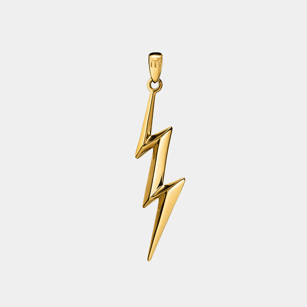 Thunderbolt Pendant - Gold