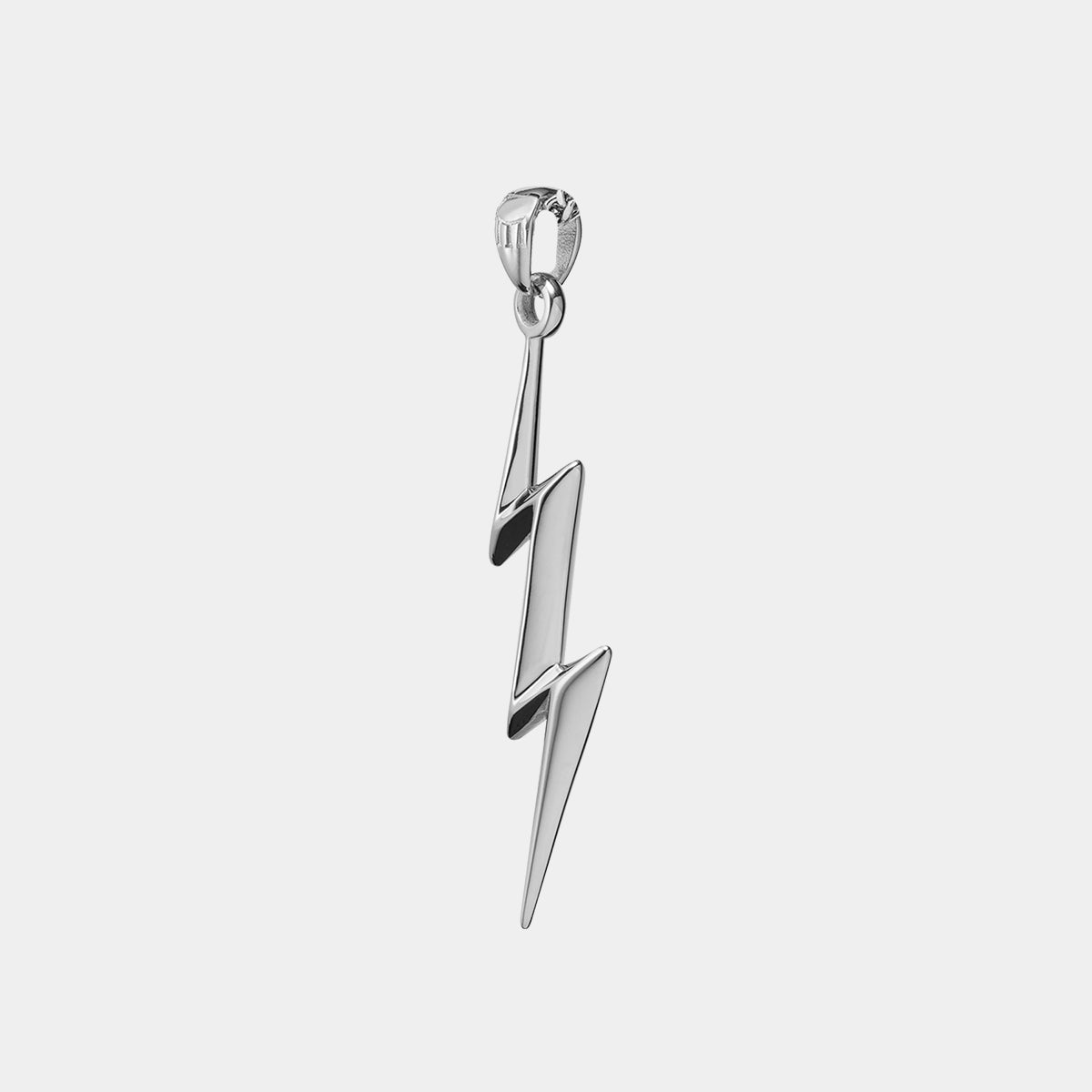Thunderbolt Pendant - White Gold - Marcozo