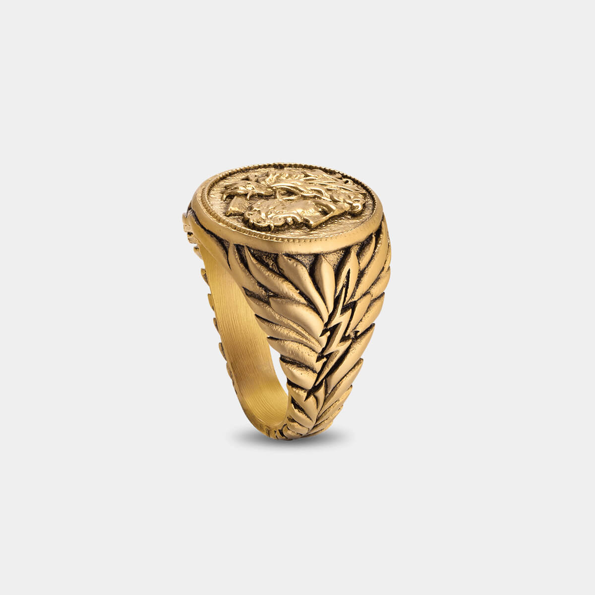 Zeus Ring - Ancient Gold - Marcozo