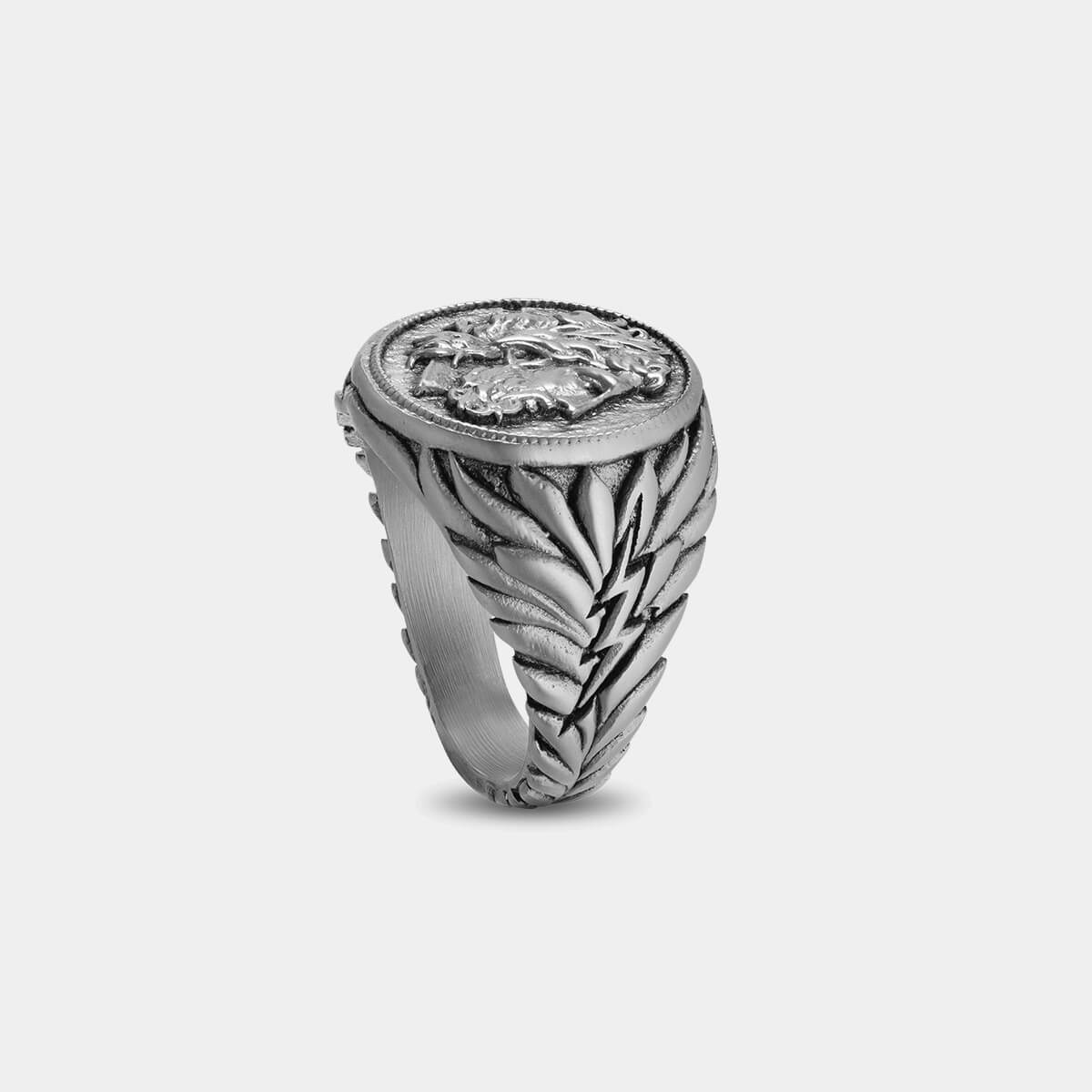 Zeus Ring - Ancient Silver - Marcozo