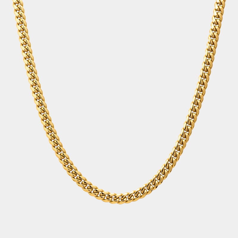 Miami Cuban Link Chain - Gold (8mm)