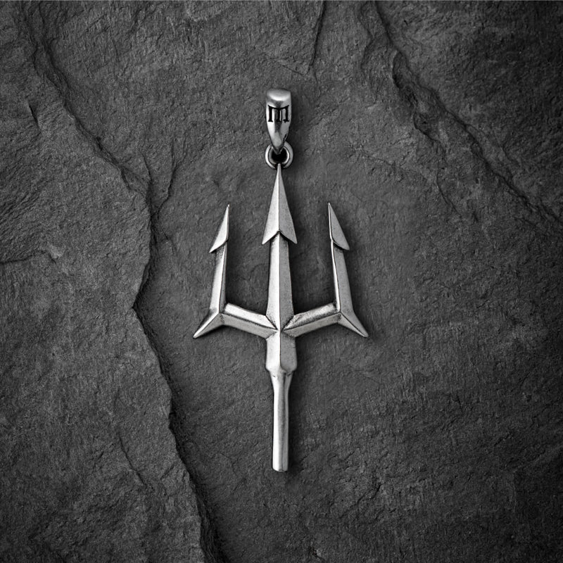 Trident Pendant Sterling Silver