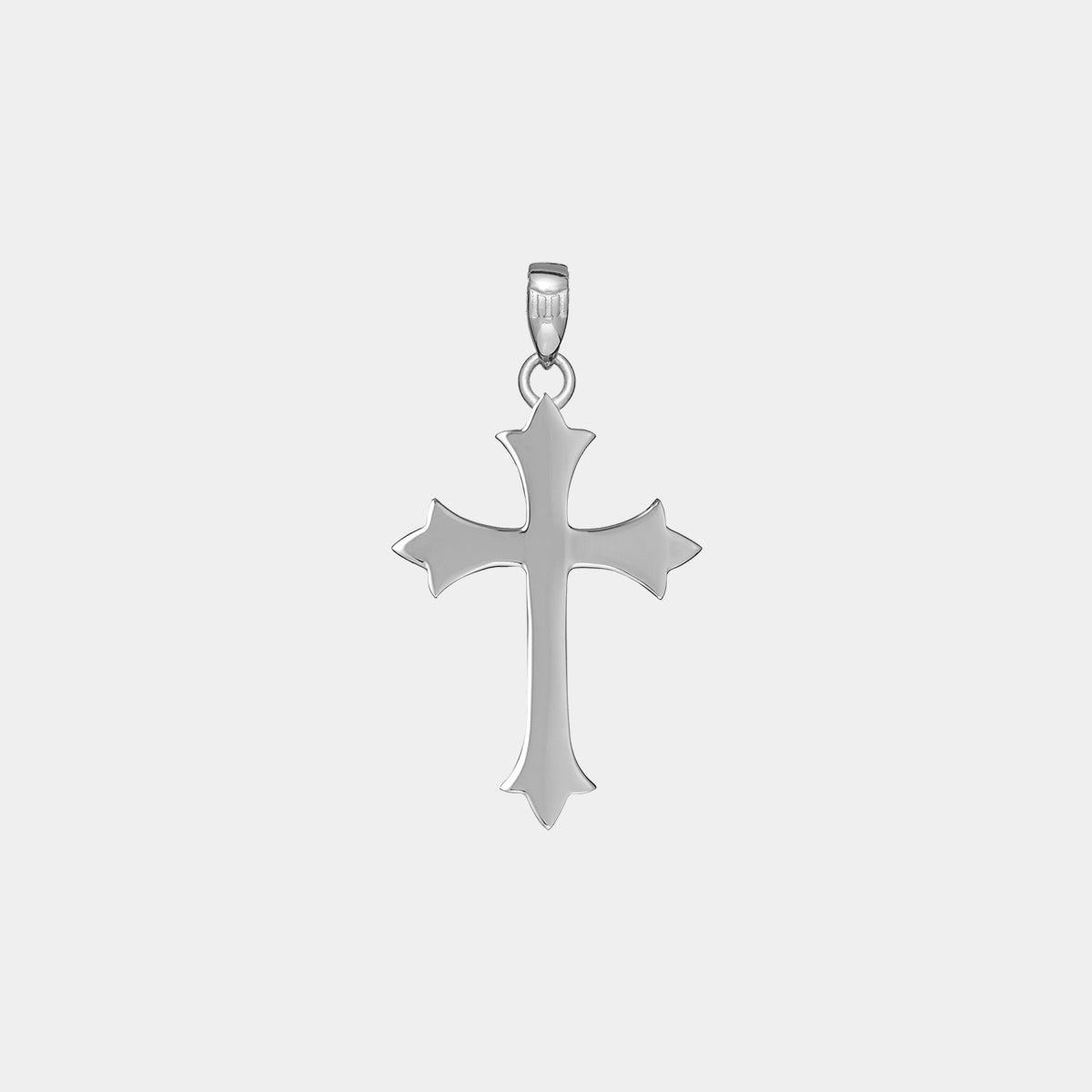 Medieval Cross Pendant - White Gold - Marcozo