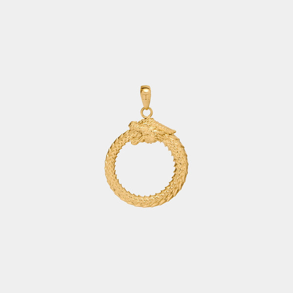Ouroboros Pendant - Gold