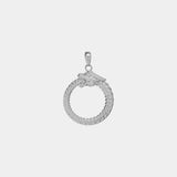 Ouroboros Pendant - White Gold - Marcozo