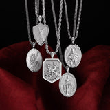 St. George Pendant - White Gold - Marcozo