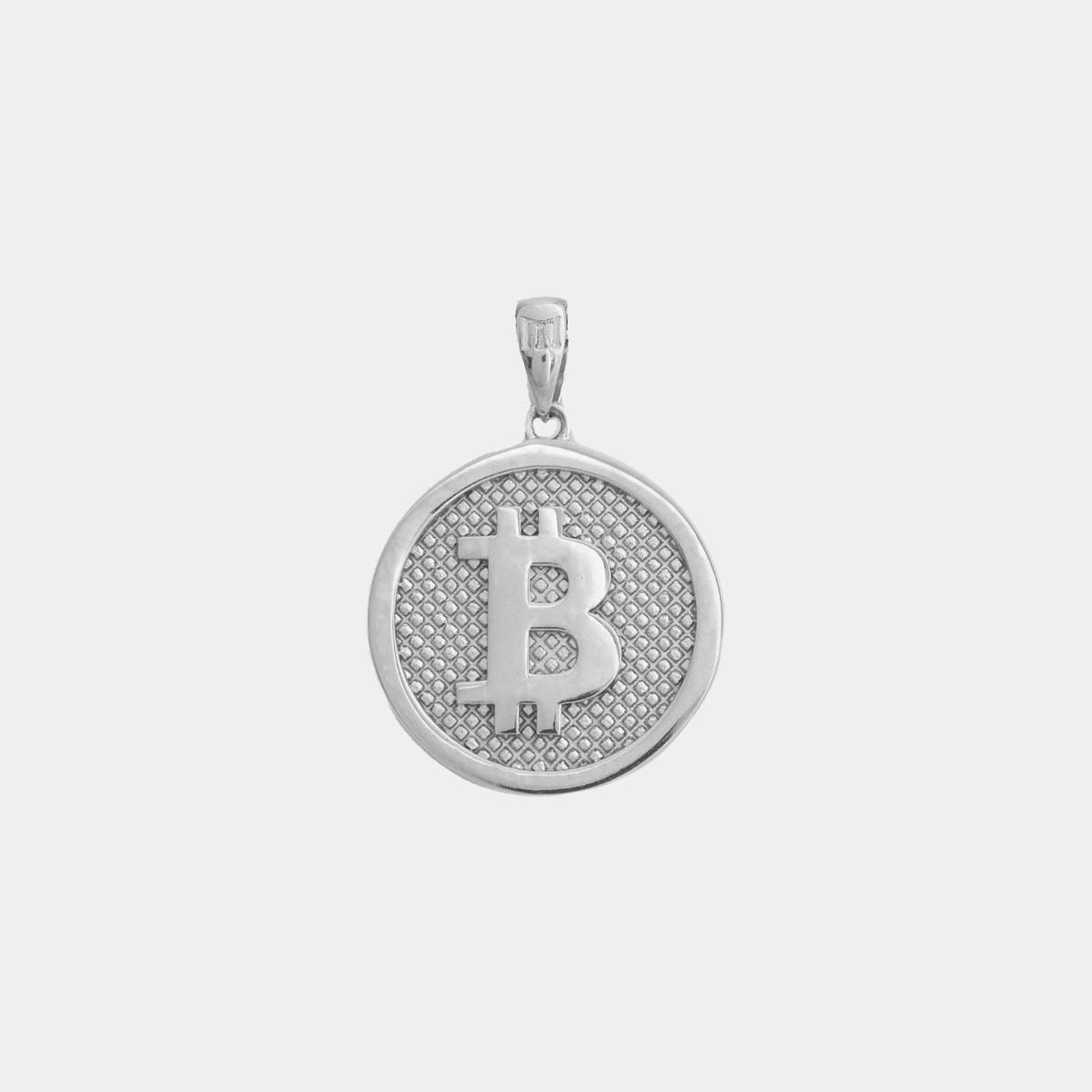 BTC Pendant - White Gold - Marcozo