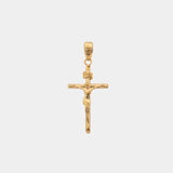 Classic Crucifix Pendant - Gold