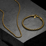 Box Bracelet - Gold - MARCOZO