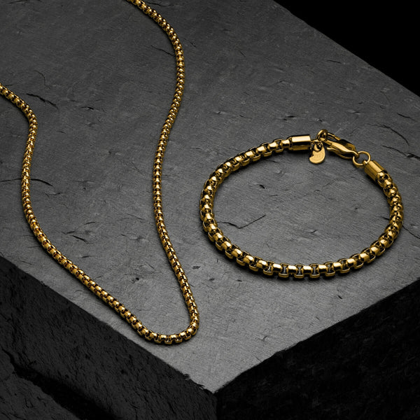Box Bracelet - Gold