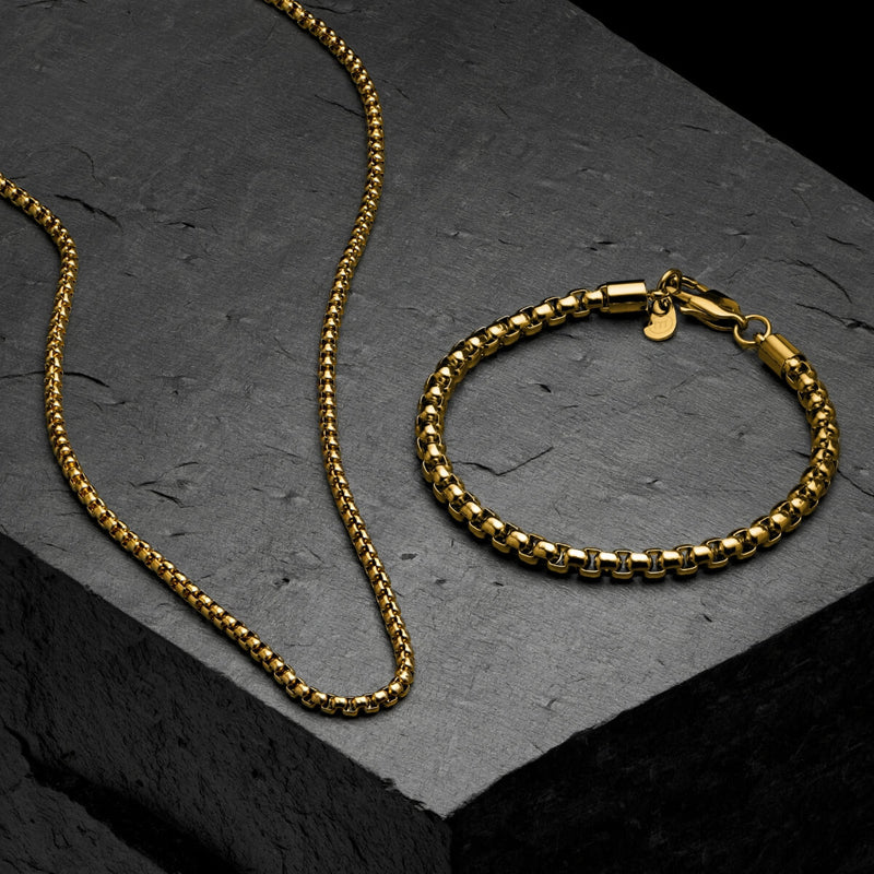 Box Chain - Gold