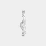Hermes Winged Foot Pendant - Silver