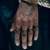 Crown Ring - Black Diamond - MARCOZO