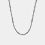 (6mm) Miami Cuban Link Chain - White Gold - Marcozo