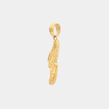 Hermes Winged Foot Pendant - Gold