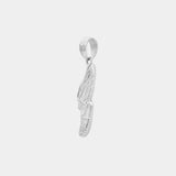 Hermes Winged Foot Pendant - Silver