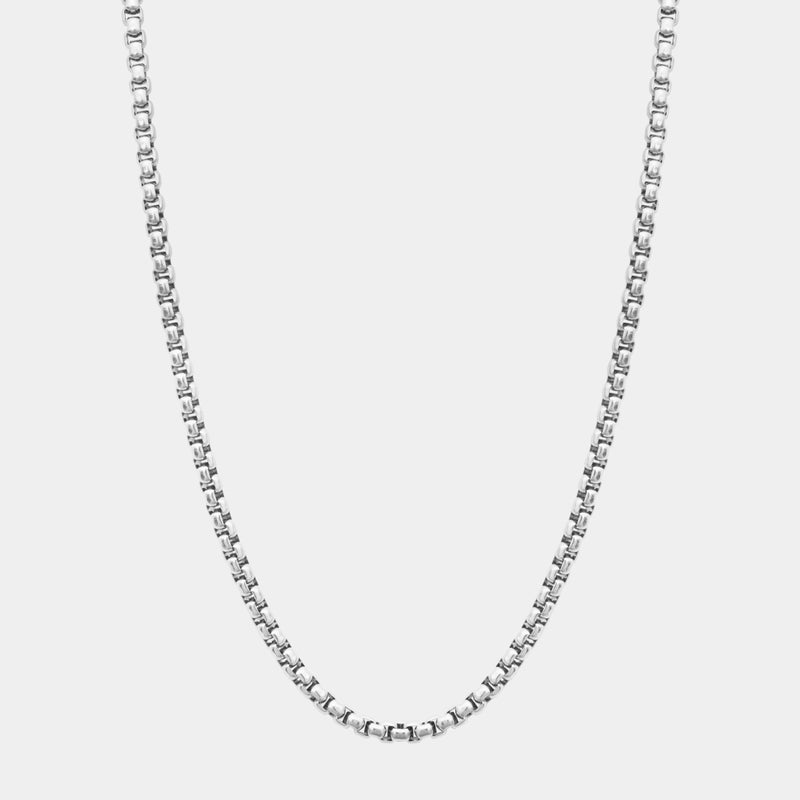 Box Chain - White Gold