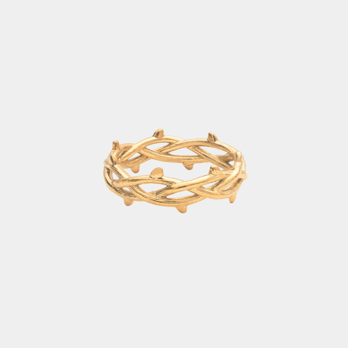 Crown of Thorns Ring - Gold - MARCOZO
