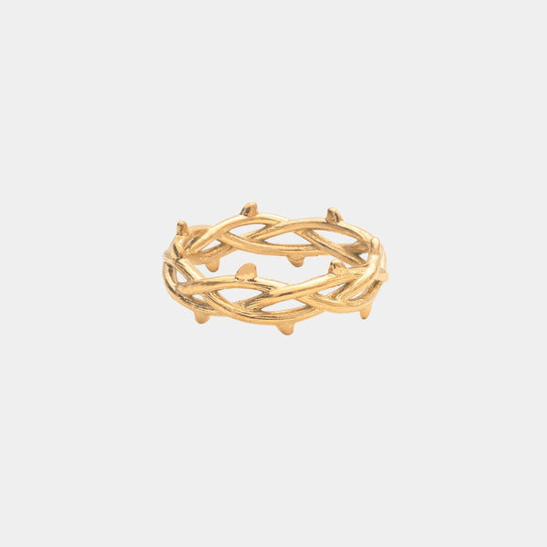 Crown of Thorns Ring - Gold