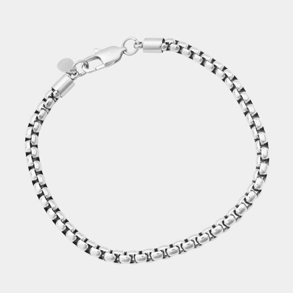 Box Bracelet - White Gold