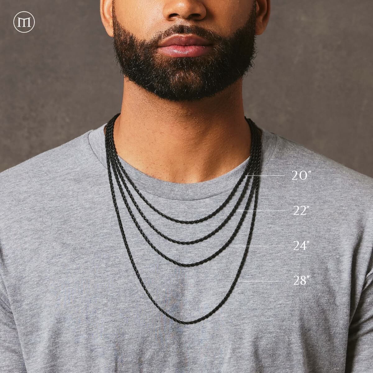 Rope Chain - Black - Marcozo