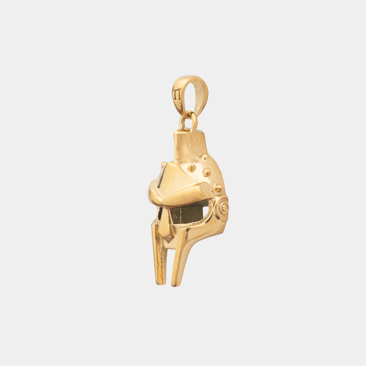 Gladiator Helmet Pendant - Gold - MARCOZO
