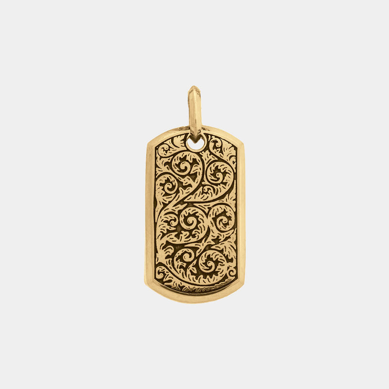 Acanthus Pendant - Gold