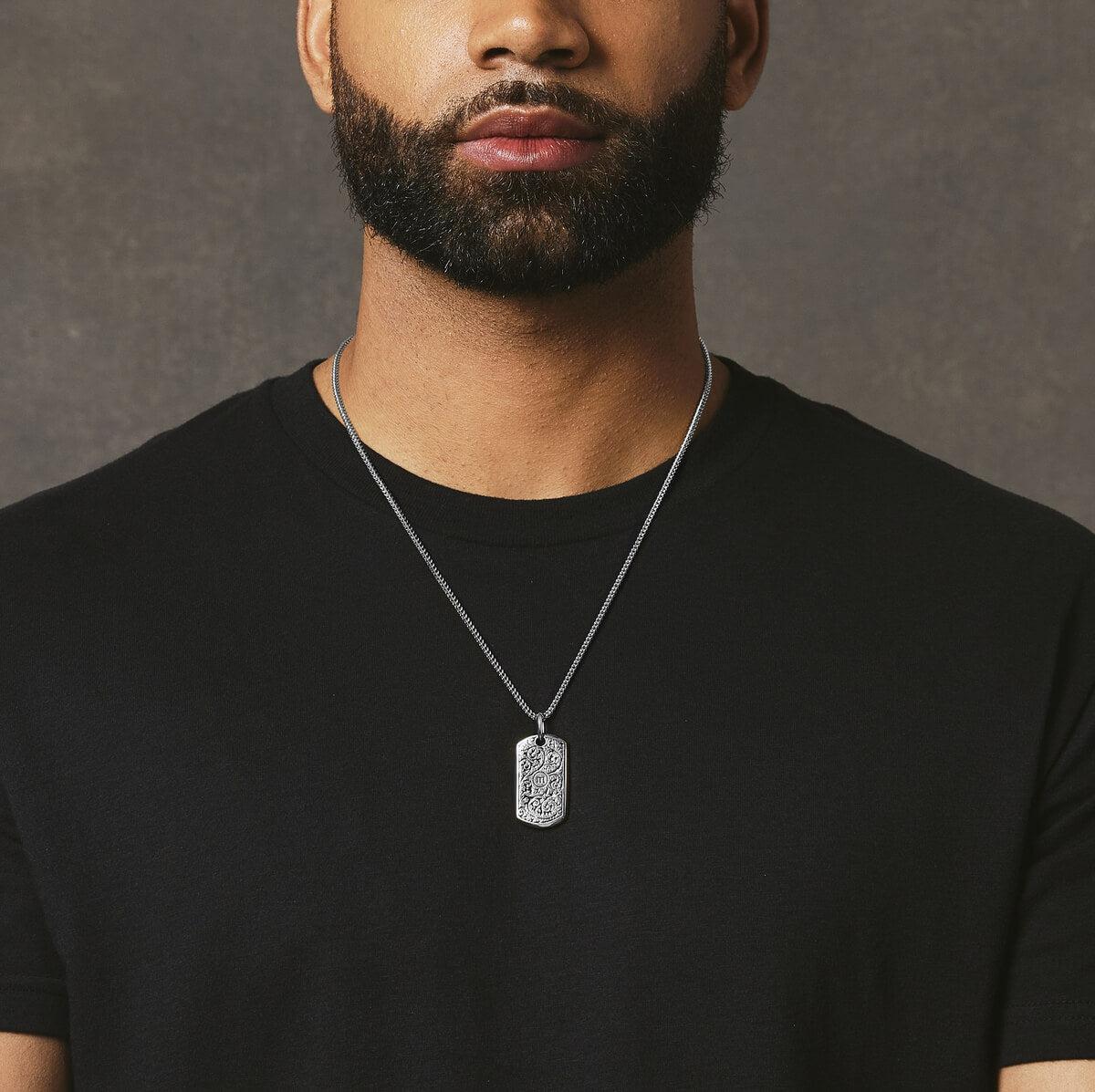 Acanthus Pendant - White Gold - Marcozo