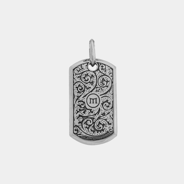 Acanthus Pendant - White Gold