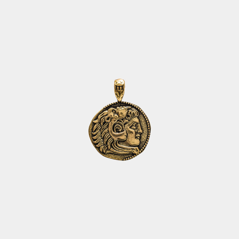 Alexander The Great Pendant - Ancient Gold - Marcozo