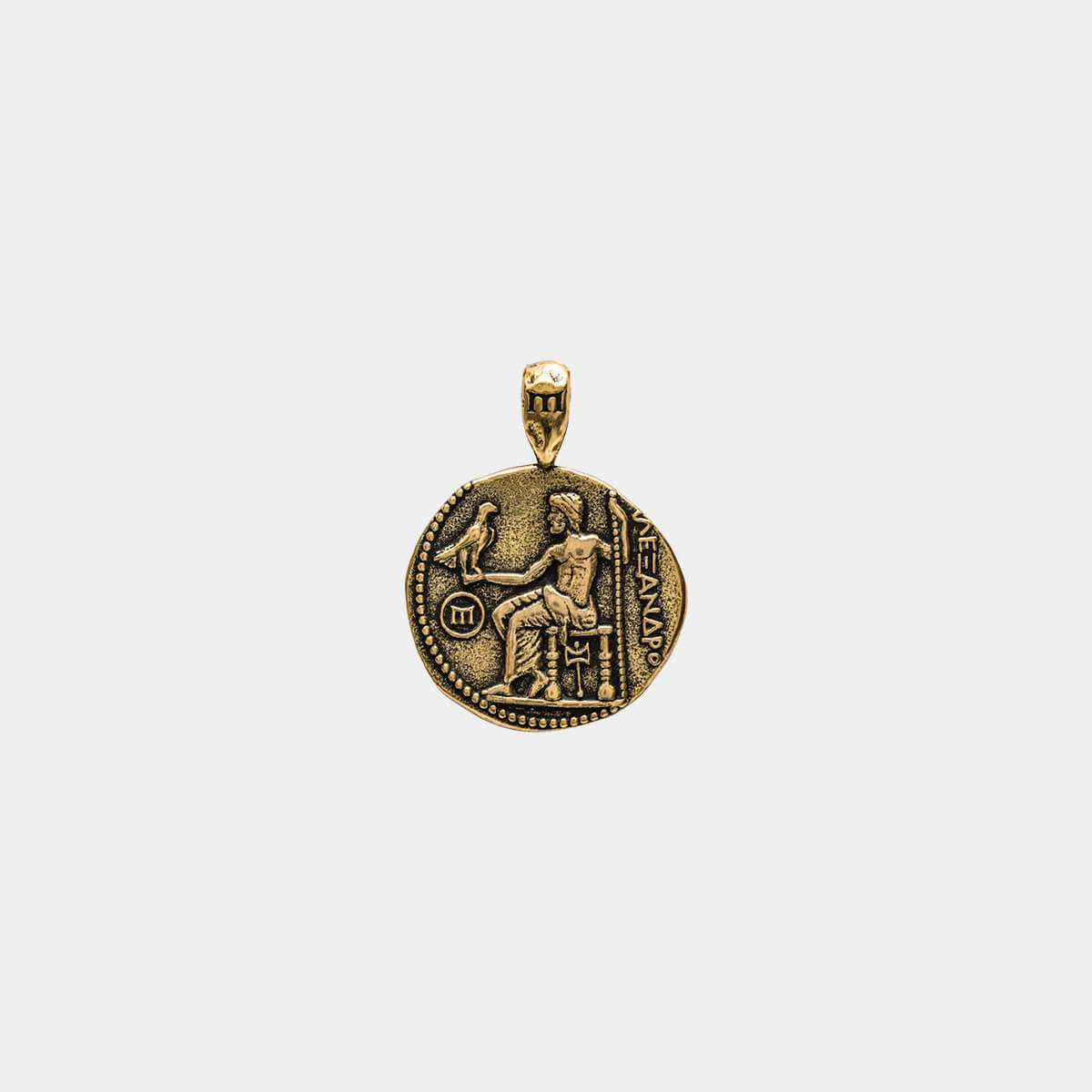 Alexander The Great Pendant - Ancient Gold - Marcozo