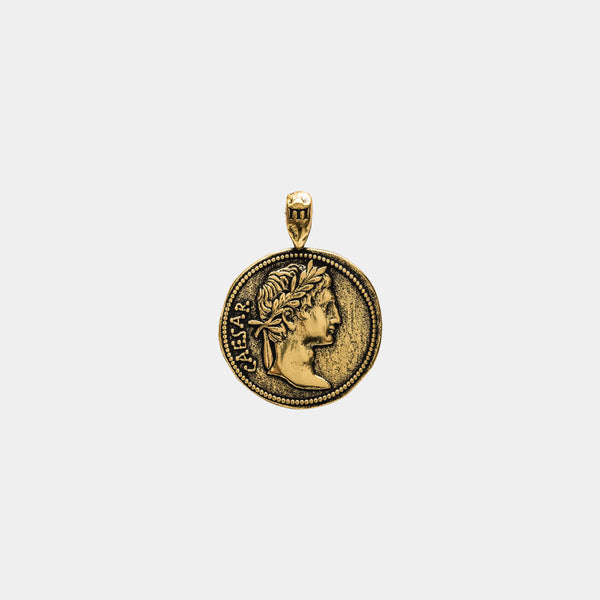 Augustus Pendant - Ancient Gold