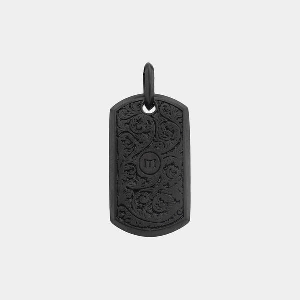 Acanthus Pendant - Black