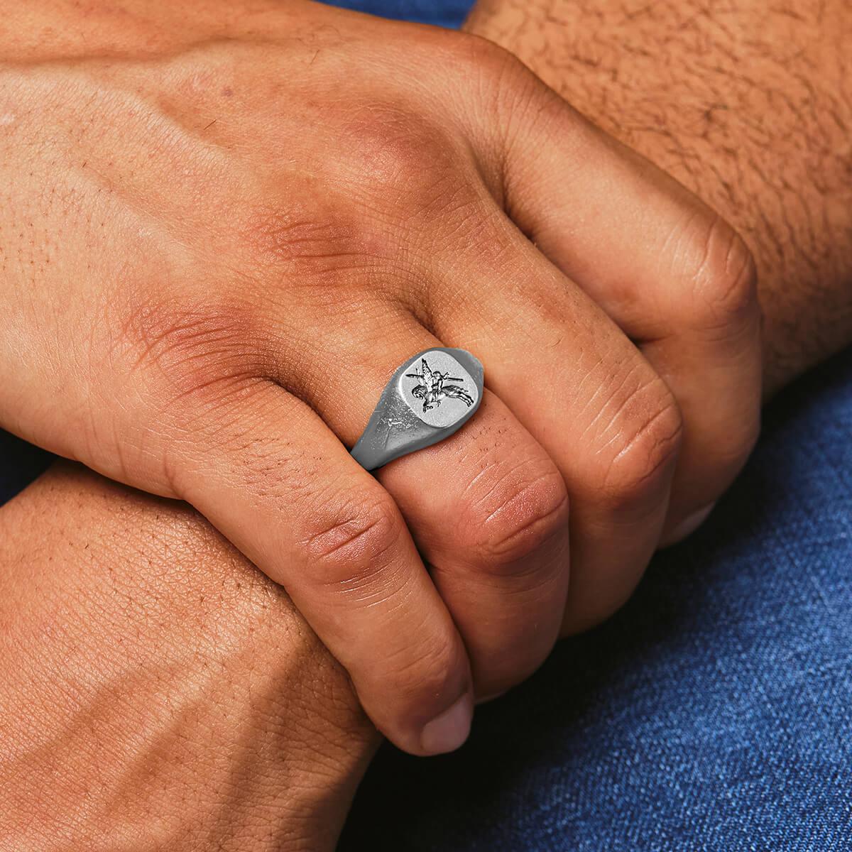 Bellerophon Ring - White Gold - Marcozo