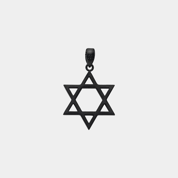 Star of David Pendant - Black - Marcozo