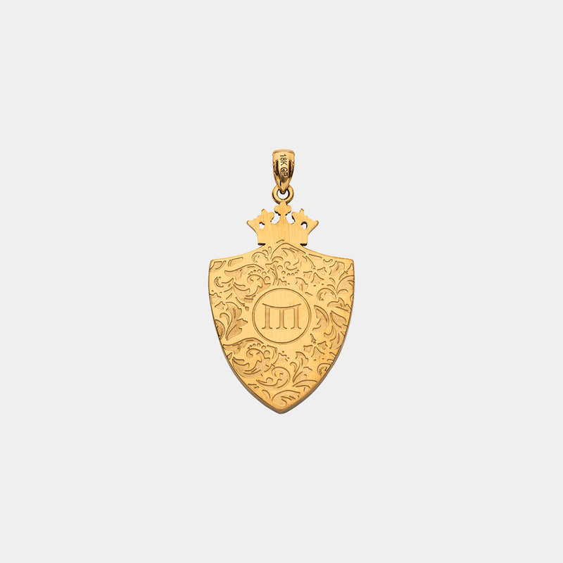 Royal Shield Pendant - Gold